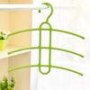 1PC Dopamine Folding Clothes Hangers Anti-Slip Rotatable Clothes Drying Rack Space Saving Plastic Clothes Holders Travel