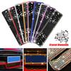 1PCS Universal an License Plate Frame Russian Car Licence Number Plate Frame Crystal Diamonds License Plate Holder