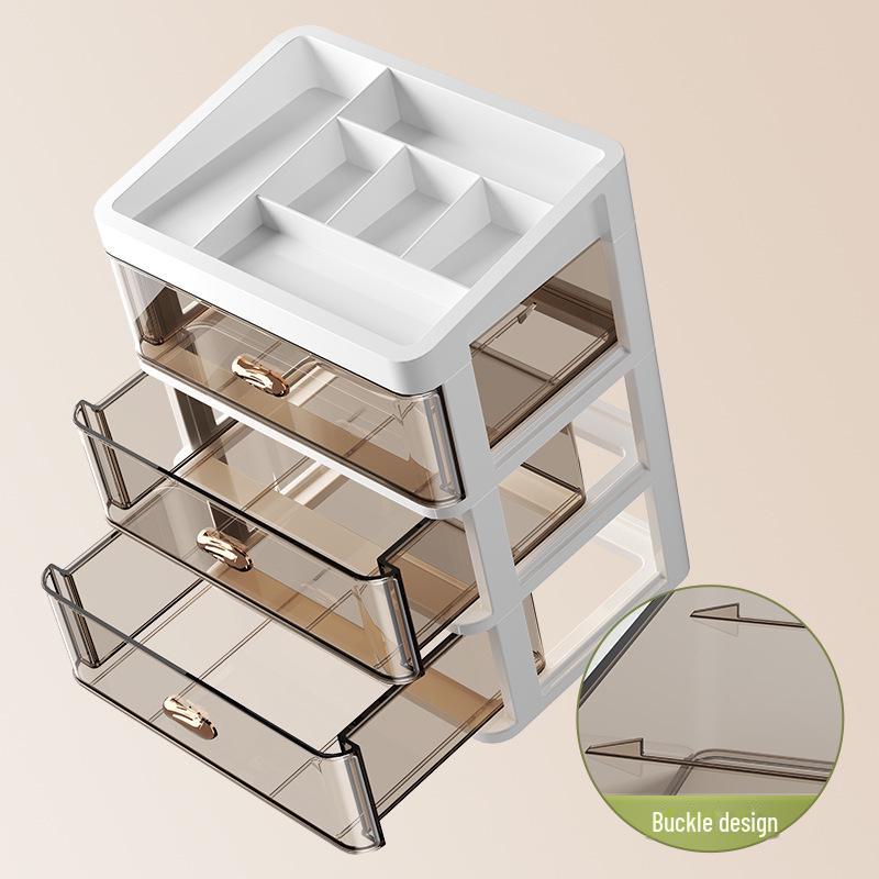 Plastic Drawer Desktop Organizer for Stationery and Cosmetics