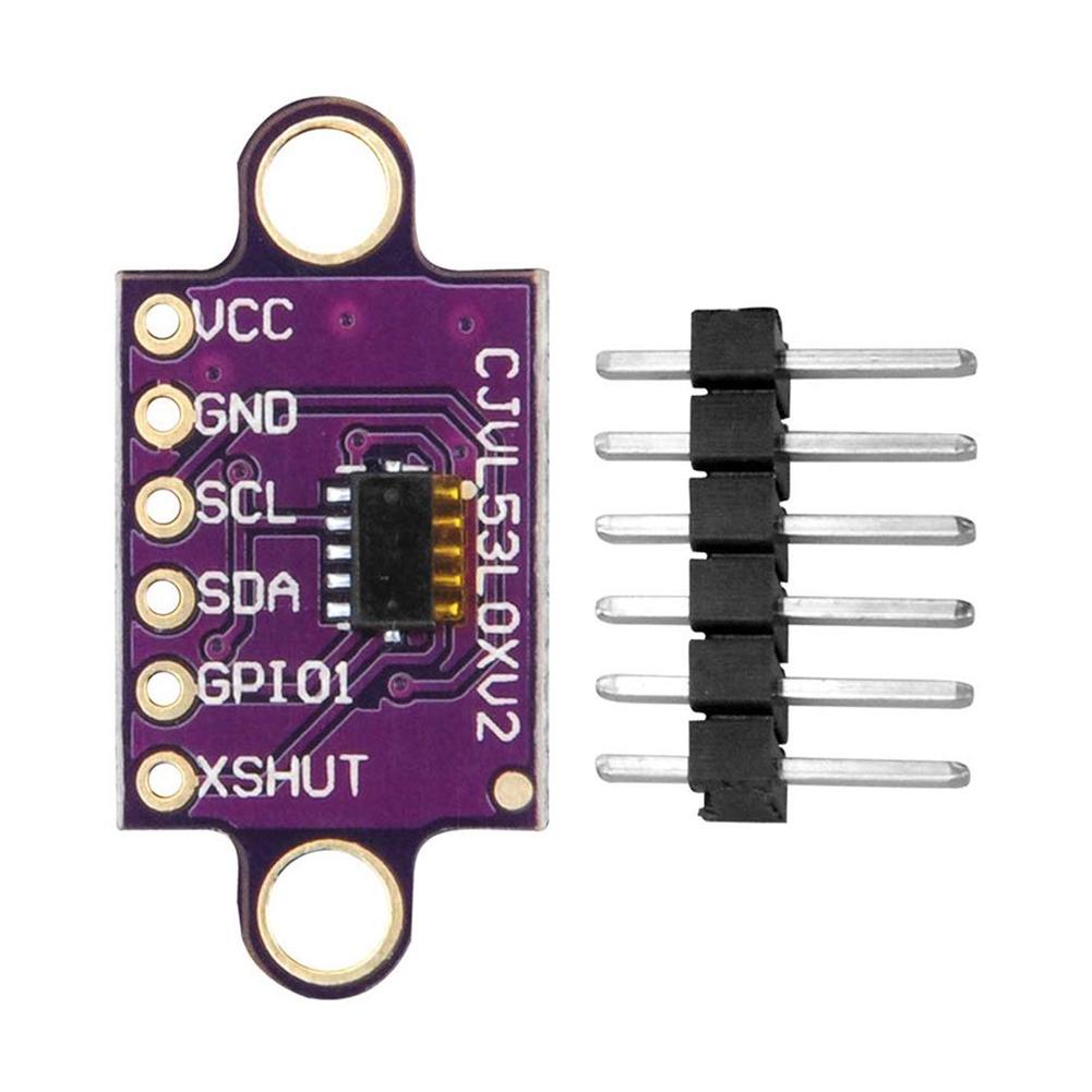 1-10PCS VL53L0X Time-of-Flight (ToF) Laser Ranging Sensor Breakout 940nm GY-VL53L0XV2 Laser Distance Module I2C IIC with Pin