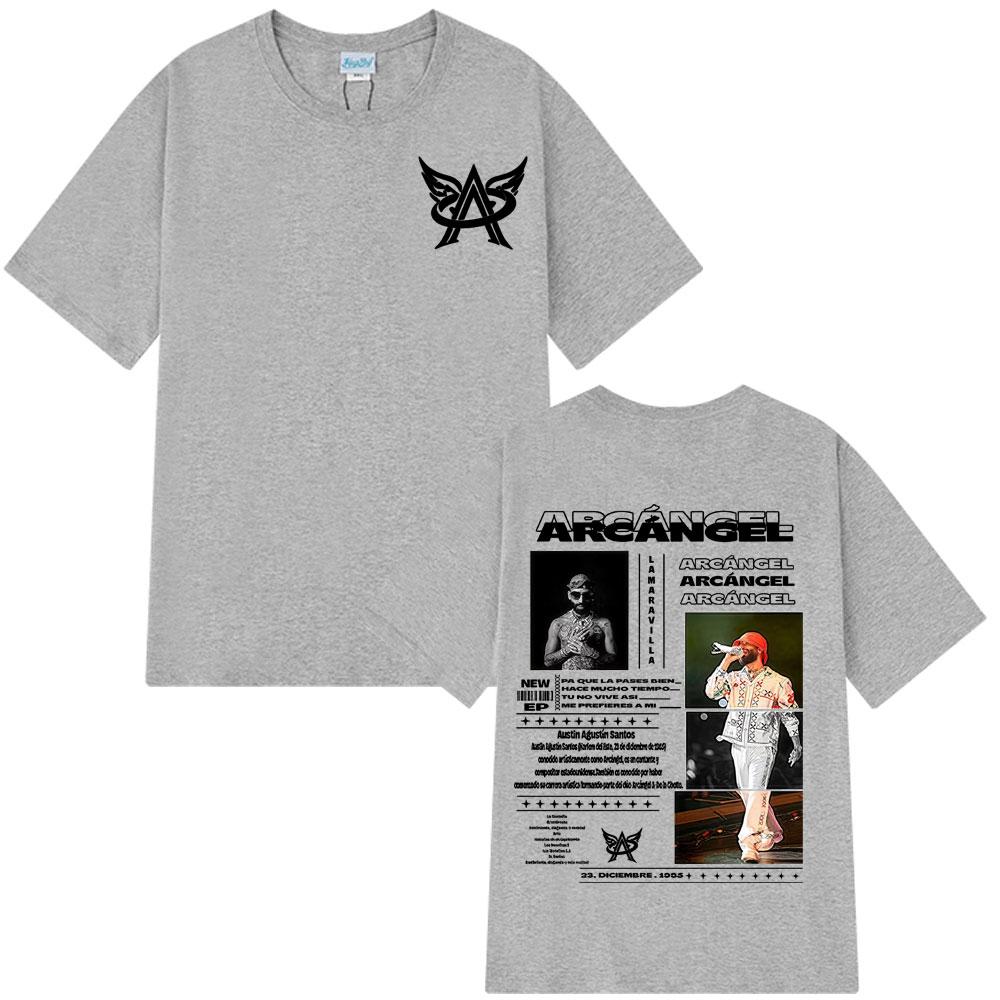 

Rapper Arcangel Album 2025 T Shirt Men Women Hip Hop Fashion Oversized Short Sleeve T-shirt Cotton Oversized T-shirts Streetwear M