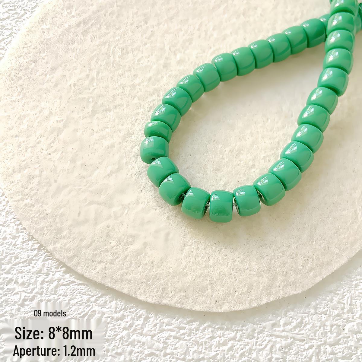 

Aoyama Festival Moon Lampwork Glass Beads DIY Jewelry Bracelet Materials