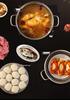 Huajida Stainless Steel Three-Layer Steamer Basket for Induction and Gas Stoves