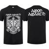 2024 Mode Herr T-shirt Dubbelsidig Amon Vikingahästar Svart Av Amarth Oversized T-shirt Grafik Ungdomskläder Streetwear S-3XL