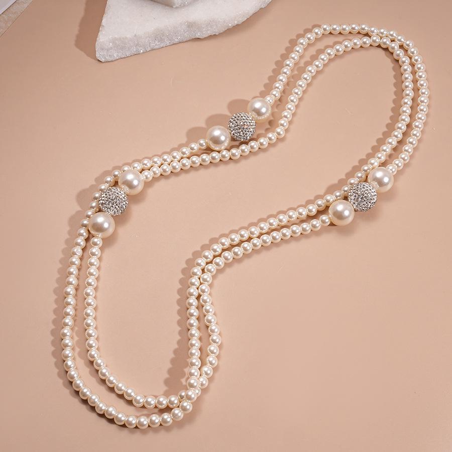 

Висококласне багатошарове намисто з перлів з китицями - Європейський та американський дизайн