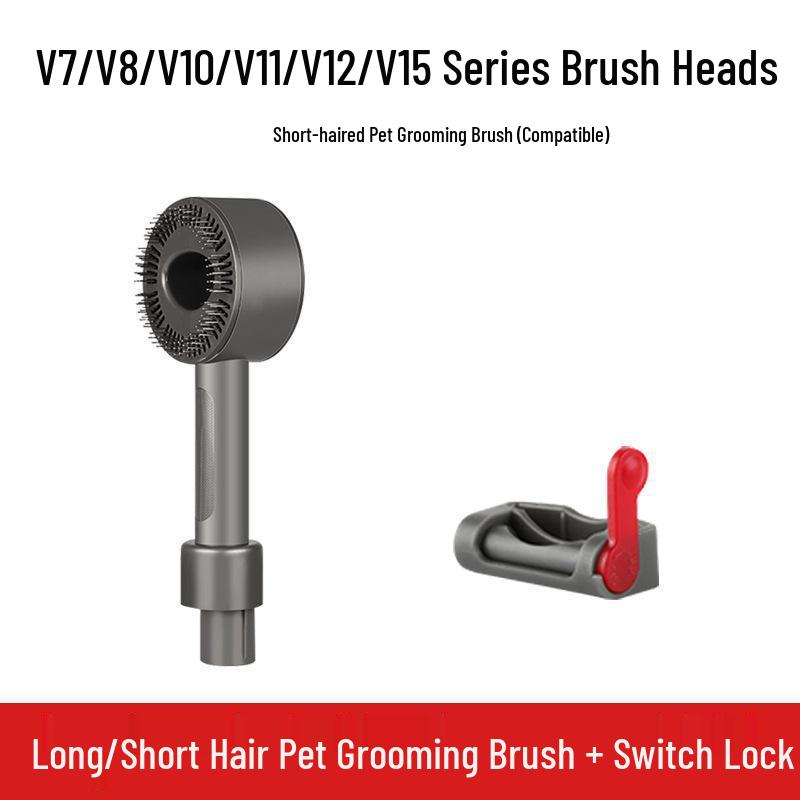 Dyson V7/V8/V10/V11 Pet Hair Suction Brush - Vacuum Cleaner Attachment for Dogs and Cats