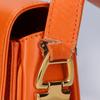 GIANFRANCO LOTTI leather Shoulder bag OrangeUsed