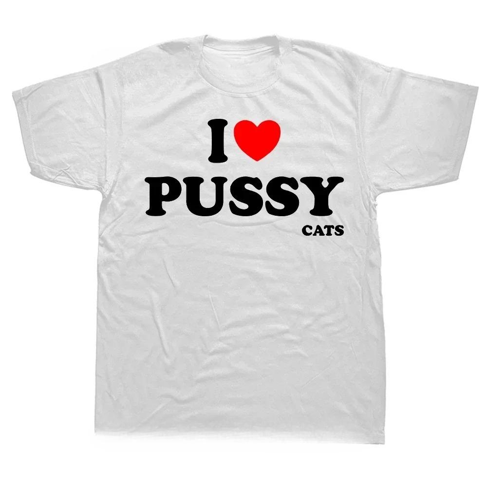 T-shirt Professionnel Mangeur de Chatte T-shirts Graphiques Amusants pour Amoureux des Chats Pour Hommes Unisexe Col Rond T-shirt Doux Taille UE