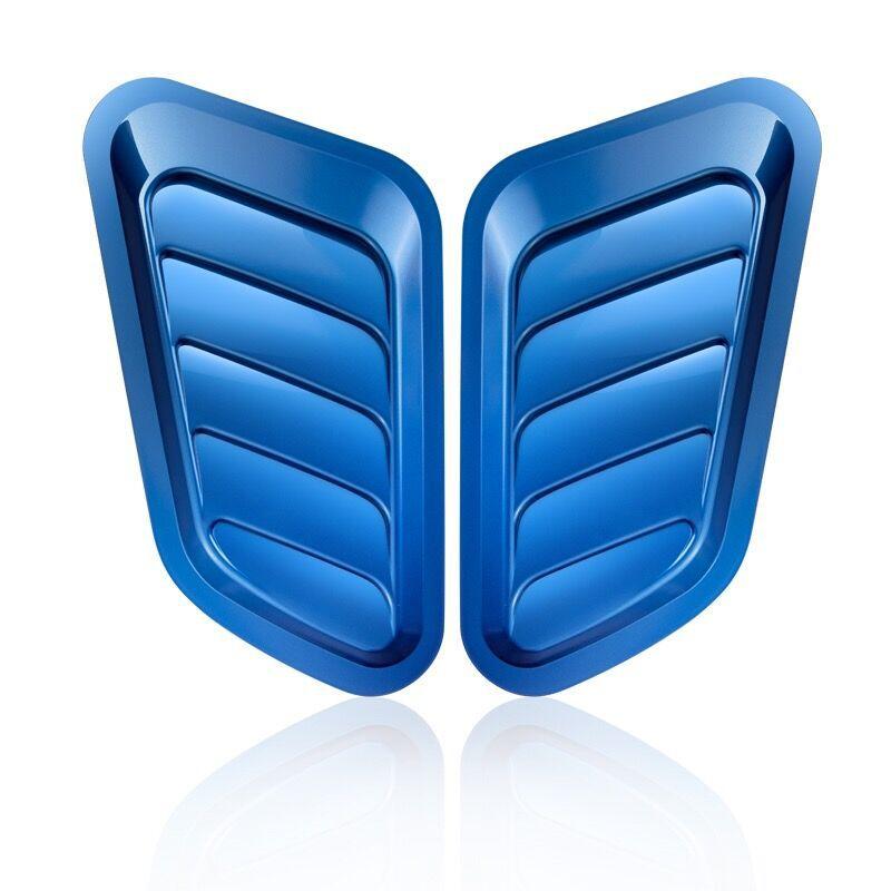 Colorful Car Cell Air Flow Intake Hood Scoop Bonnet Vent Cover Stickers Auto Carbon Fiber Sticker Decal Car Accessories Exterior