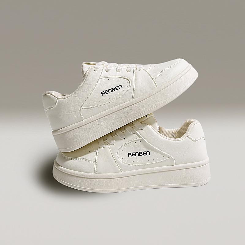 Fashion Women's Spring New Breathable Casual Shoes Fashionable Versatile Platform Non-slip Board Shoes