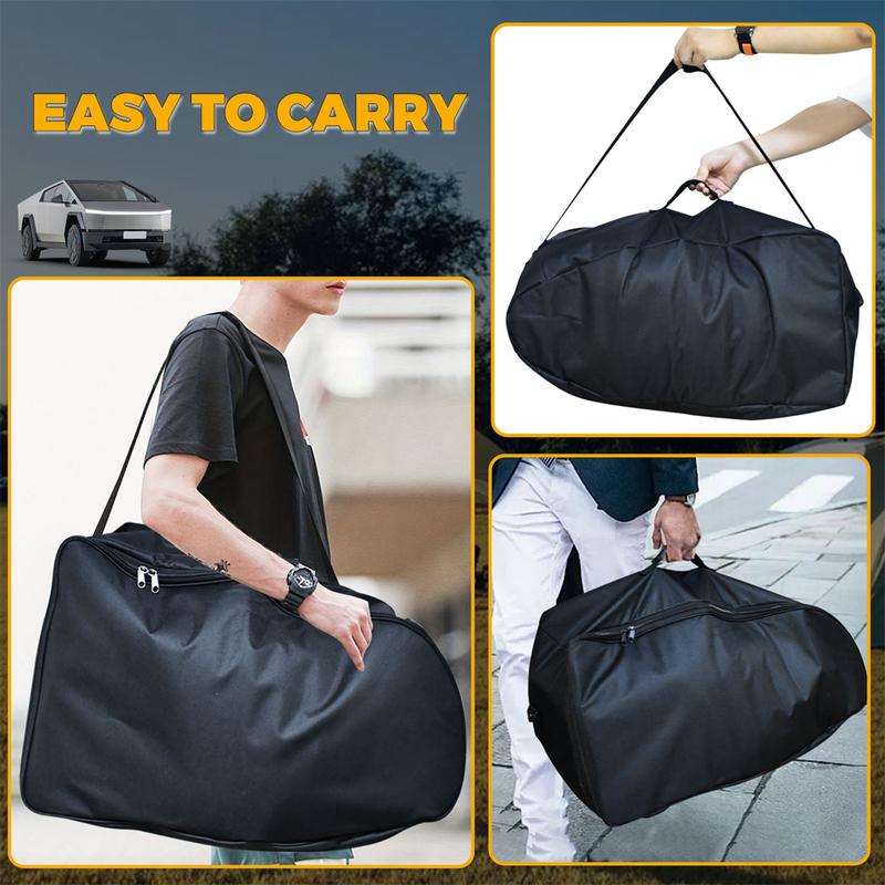 2pcs Front Trunk Oxford ulation Cooler Storage Bag for Tesla Cybertruck 2024 Waterproof Organizer Stowing Tidying Accessories