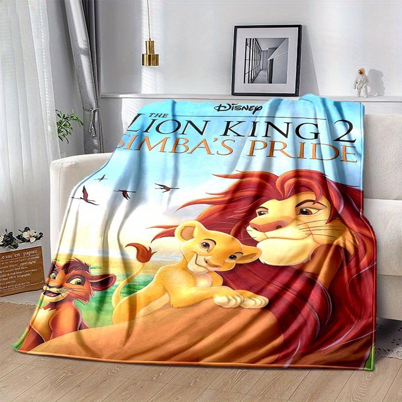 

1pc, Simba s Pride Home Decor Gift Lion King 2 Inspired Blanket for Bedroom, Living Room, Travel, Camping, Car 80x120cm