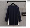 2023 Trendy Autumn Plus Size Maternity Casual Mid-Length Loose T-shirt