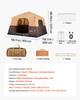 VEVOR Camping Tent, 6 Person Inflatable Cabin Tent with Rechargeable Pump, TPU Air Tube & 4 Large Mesh Windows