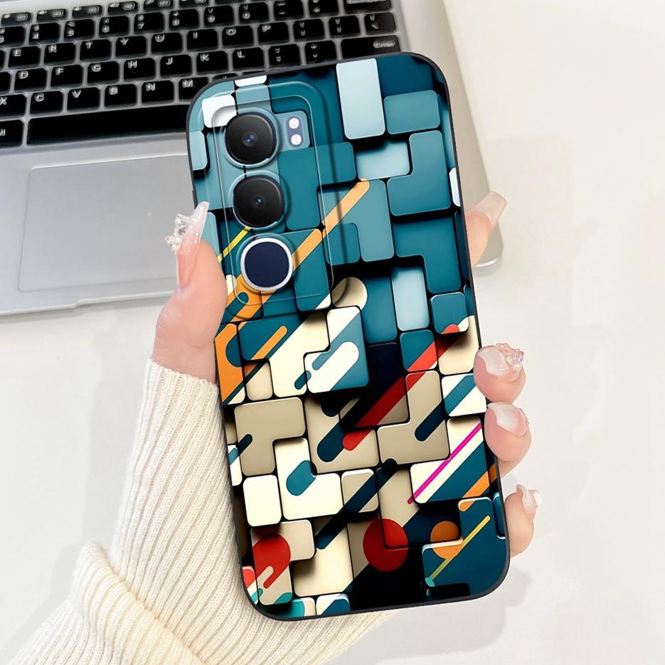 For Vivo Y19s Case V2419 New Unique Candy Painted Cover 6.68'' Shockproof Phone Case For Vivo Y19s Y 19 s VivoY19s 4G Soft Shell