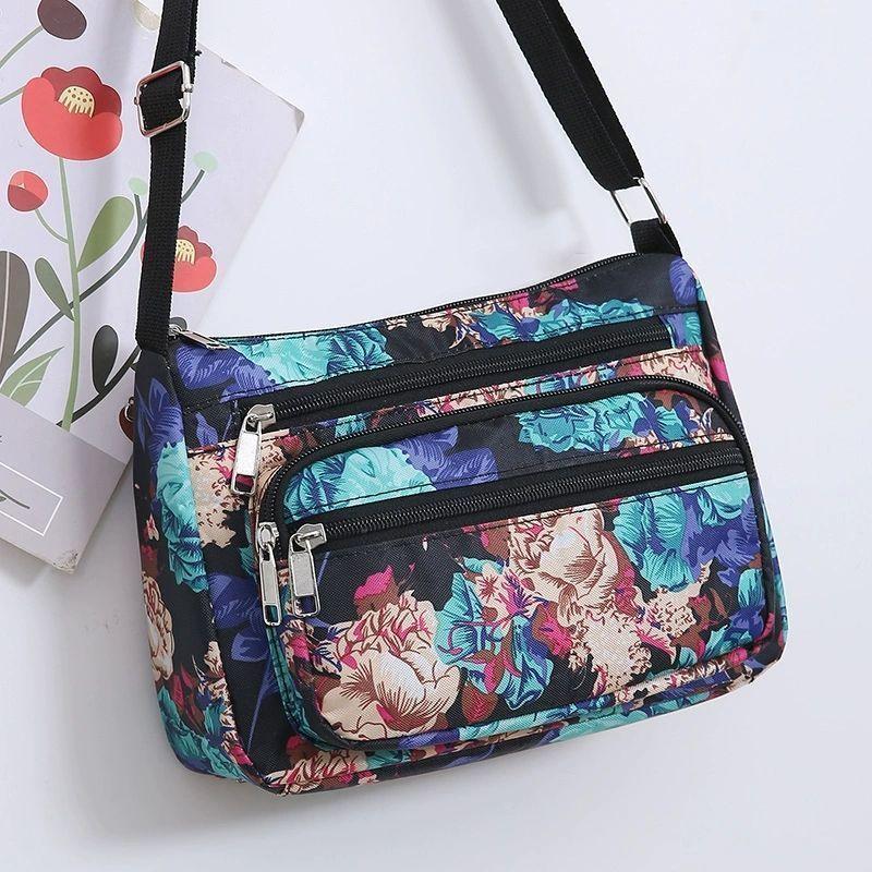 Korean Version Oxford Canvas Bag Casual and Versatile Sports Travel Shoulder Bag Crossbody Bag Women's Small Bag