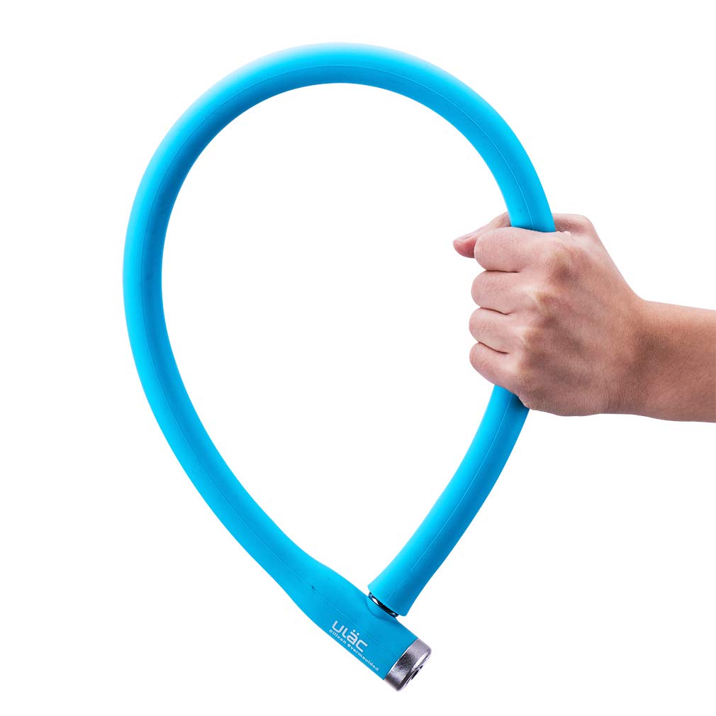 ULAC Bicycle Keyed Wire for Road and Cross Silicone 700mm 20mm Cross Section High Cut Five Colors Lock, Lock, U-Lock, Bikes, Cover, Long, Diameter,