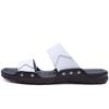 Summer Genuine Leather Men Beach Slippers Plus Size Home Sandals