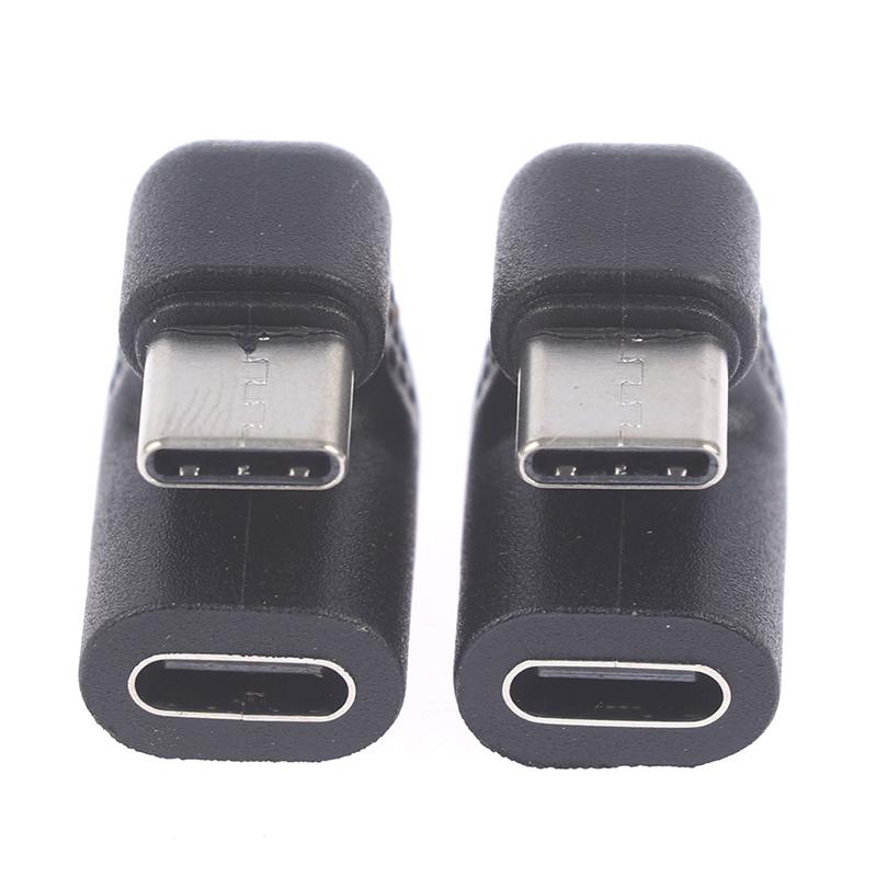 180 Grad rechtwinkliger USB 3.1 Typ C Stecker auf Buchse USB-C-Konverter-Adapter