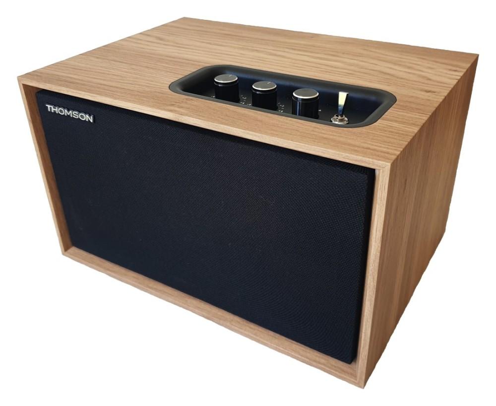 Thomson WS302 - Holz-Bluetooth-Lautsprecher, Thomson