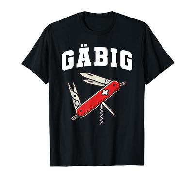 Funny Swiss Army Swiss Knifewear Gäbig - T-Shirt