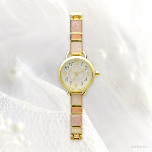 Fieldwork Women's Analog Watch with Metal Band, Nickel-Free, Pink, NF Deere YM089-2