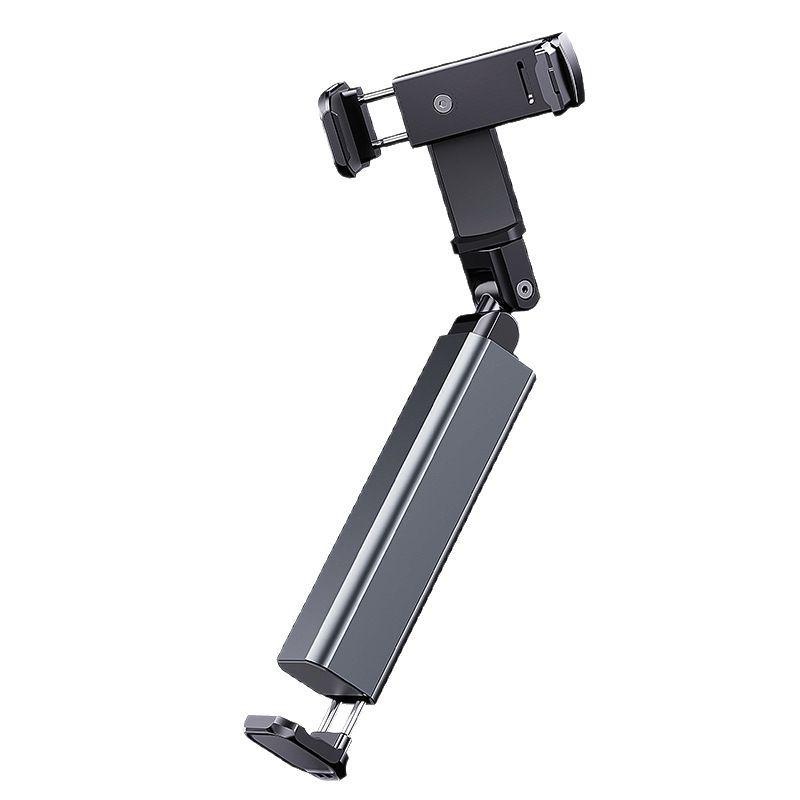 Aluminum Alloy Portable Selfie Stick: High-Speed Rotation, Telescopic, Folding Phone Holder for Travel.