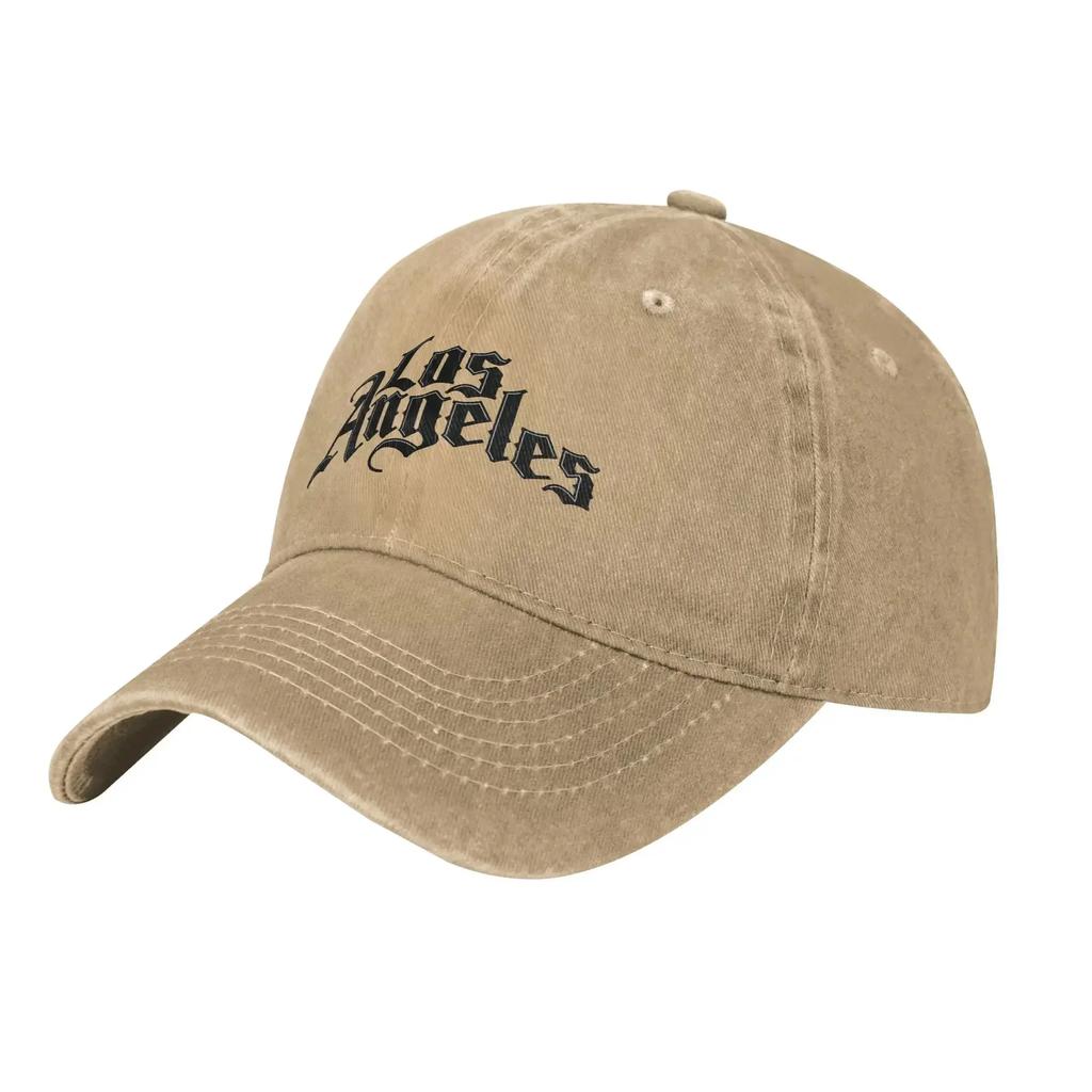Los Angeles Baseball Caps Vintage Distressed Washed America Snapback Hat for Men Women Outdoor Summer Unstructured Soft Caps Hat