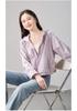 Loose camping style thin sunscreen jacket for women