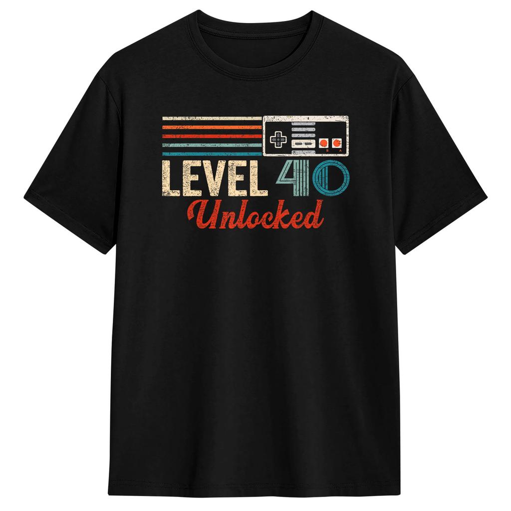 Unisex Poziom 30 Odblokowany Niesamowity Od 1996 30. Urodziny Koszulki z Motywem Gier Bawełniane Ubrania Letnie Streetwear Koszulka z Krótkim Rękawem