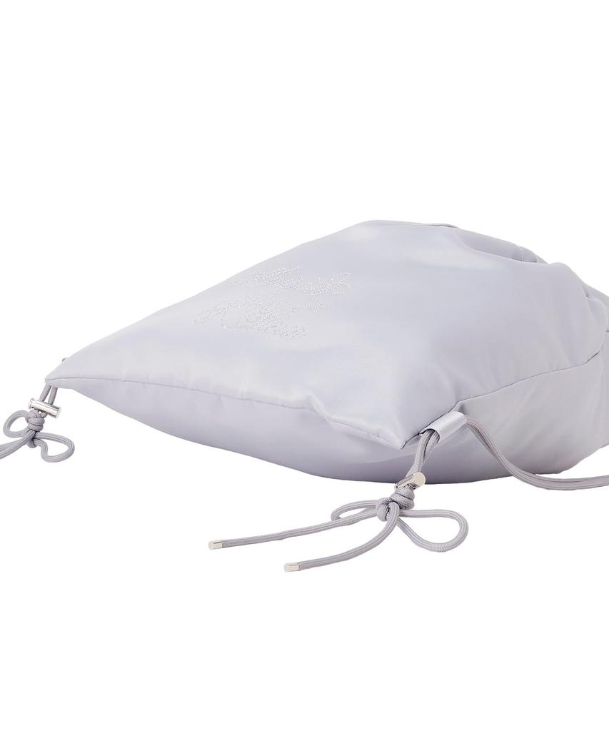 Maison de FLEUR Gathered Ribbon Size F Knapsack, Gray,