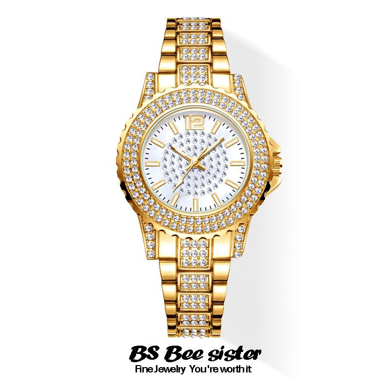 

BEE SISTER BS женские наручные часы в стиле ретро женские часы из нержавеющей стали серебряные часы женские кварцевые часы Without box золотой