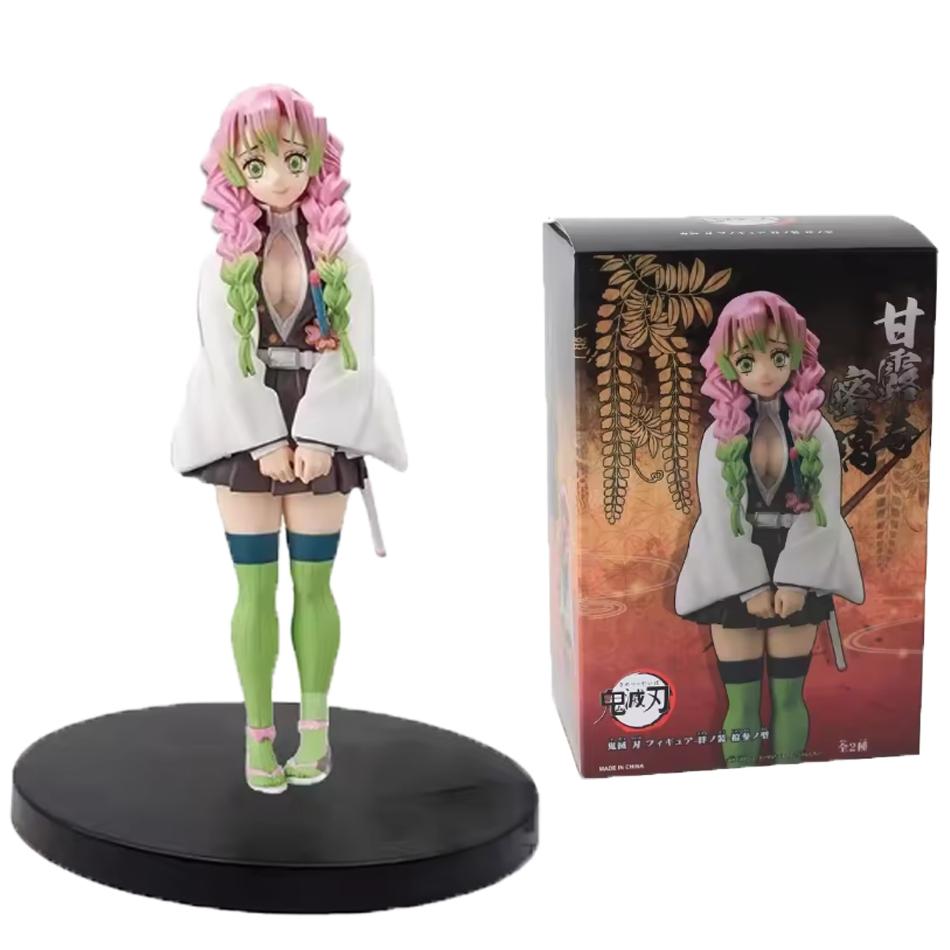 Figura de Anime Figuras de Demon Slayer Kimetsu No Yaiba Muñeco Tanjiro Nezuko Zenitsu Figura Figura de Acción Modelo Juguetes