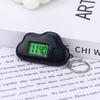 Simple Cloud Digital Clock Keychain