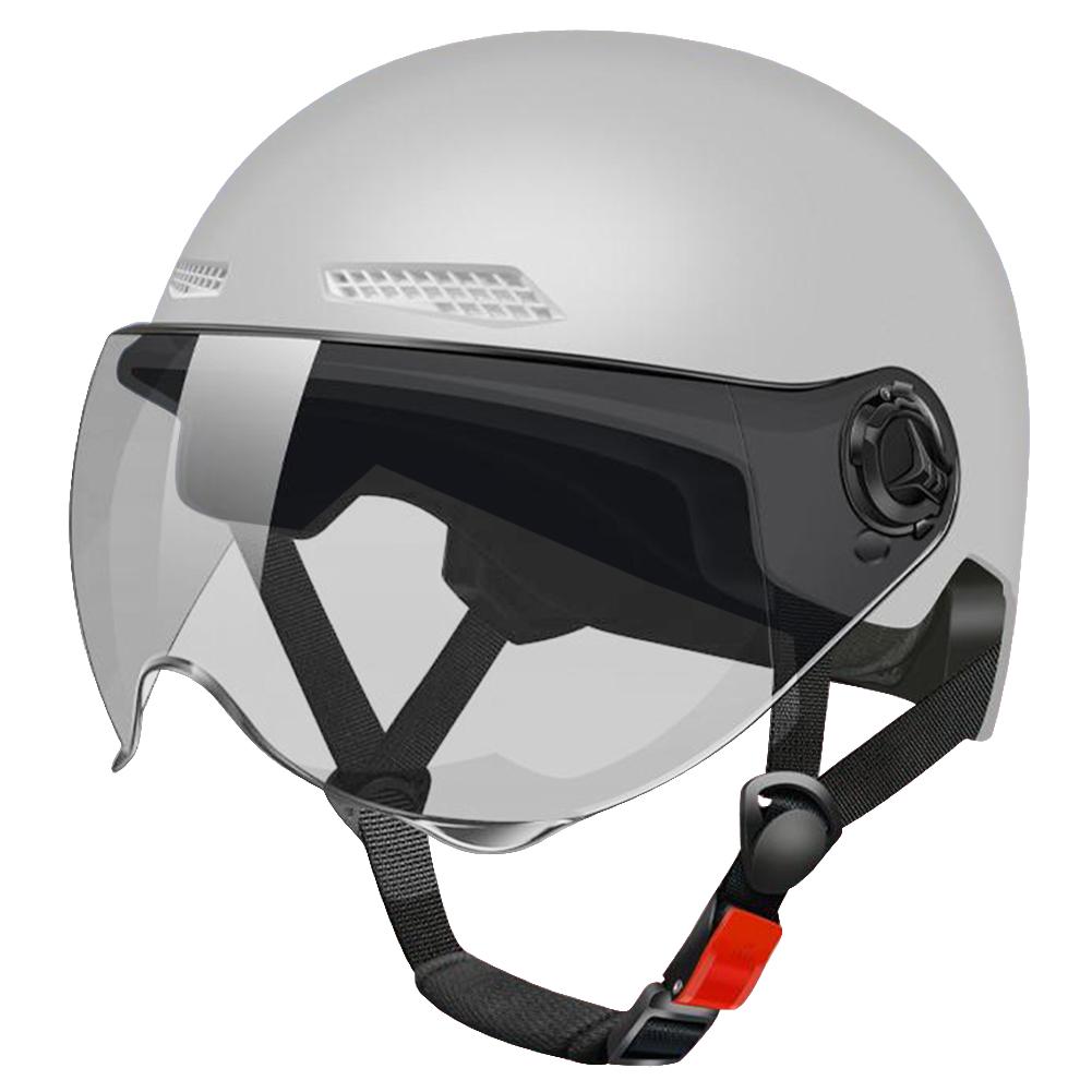 Electric Bike Helmet Cycling Safety Helmet Adjustable Lightweight Bicycle Helmet Breathable Detachable Lining for Summer