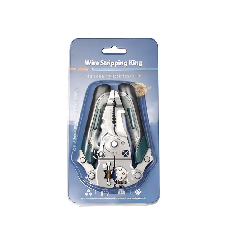 Stainless Steel Multi-Functional Electrician Wire Stripper & Cutter Pliers