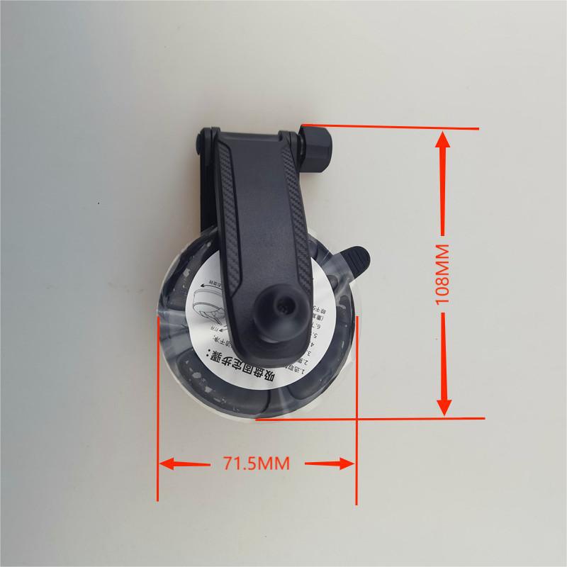 Rotating Car Phone Holder with Folding Design and Strong Suction Cup Base