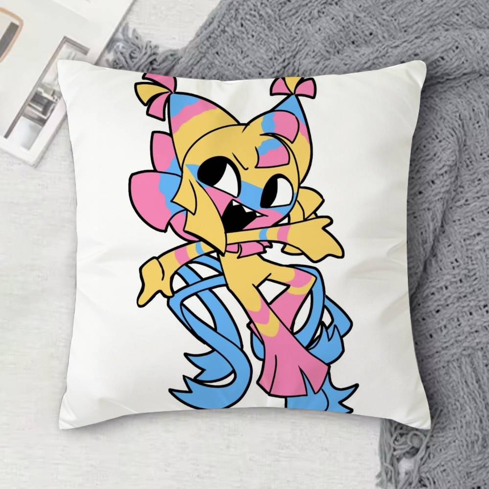 Yatta Anime Double-Sided Printed Square Decorative Cushion Cover For Sofa Living Room Home Decor