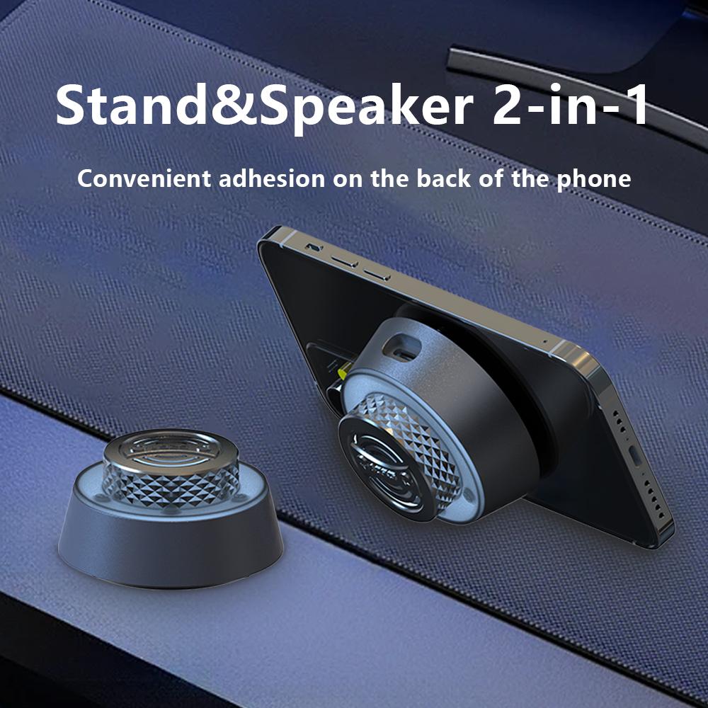 Mini Portable Waterproof Bluetooth Speaker | 360° Surround Sound | Fashionable Aluminum Shell | Essential for Home & Travel
