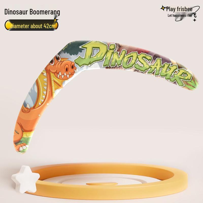 Kid's EVA Soft Boomerang Toy - Hand-Thrown Three-Leaf Dart for Flying Fun
