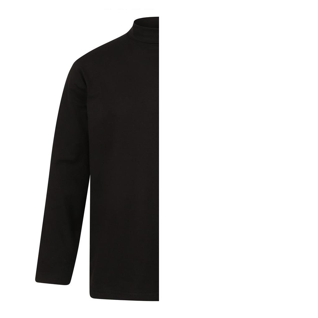 Henbury Mens Roll Neck Long-Sleeved Top