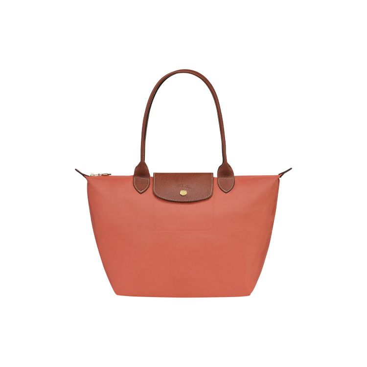 

Longchamp Le Pliage 28 Eco-Friendly Zipper Long Handle Canvas Tote Bag Small Women tote bags Red 2605089P63 Red
