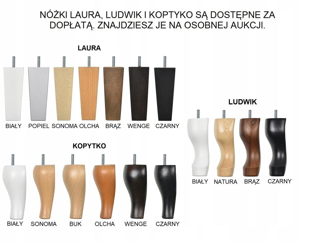 Fotel uszak Carol skandynawski Family Meble WELWET AKSAMIT jasny szary