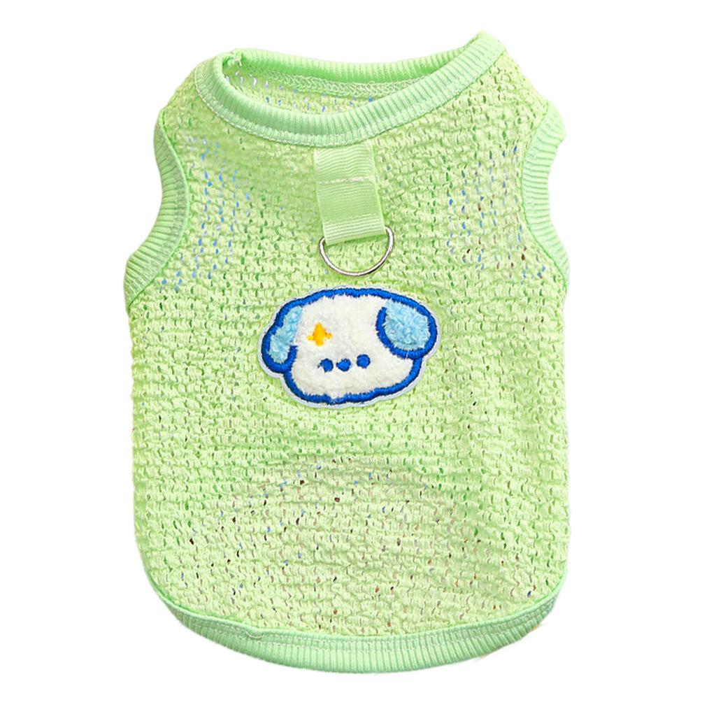 Dog Vest Summer Tank Top Funny T-shirt for Small Dogs Pet Vest with Letter Printing Thin Clothing for Outdoor Activities