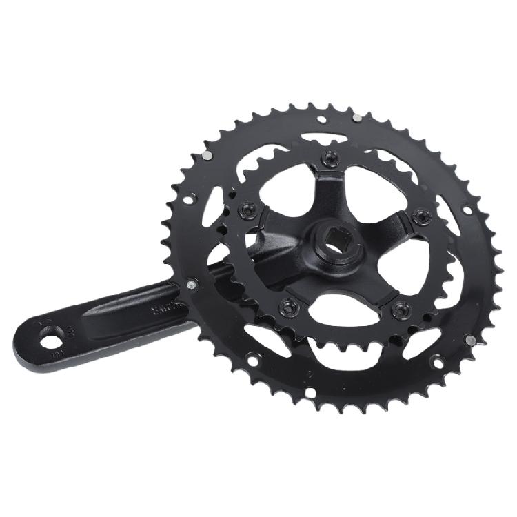 8/9 Speed Bike Cranksets 50/34T Chainwheel Double Chainring Alumniun Alloy Crankset Road Bicycles 170mm Square Crankset