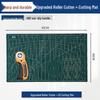 Rotary Cutter for Fabric, Paper, Leather, Silk, and Satin - Versatile Craft and Patchwork Knife