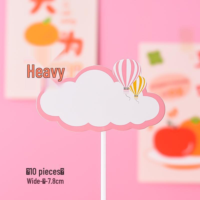 Happy Birthday Rainbow Cake Topper with Writable Greeting Card
