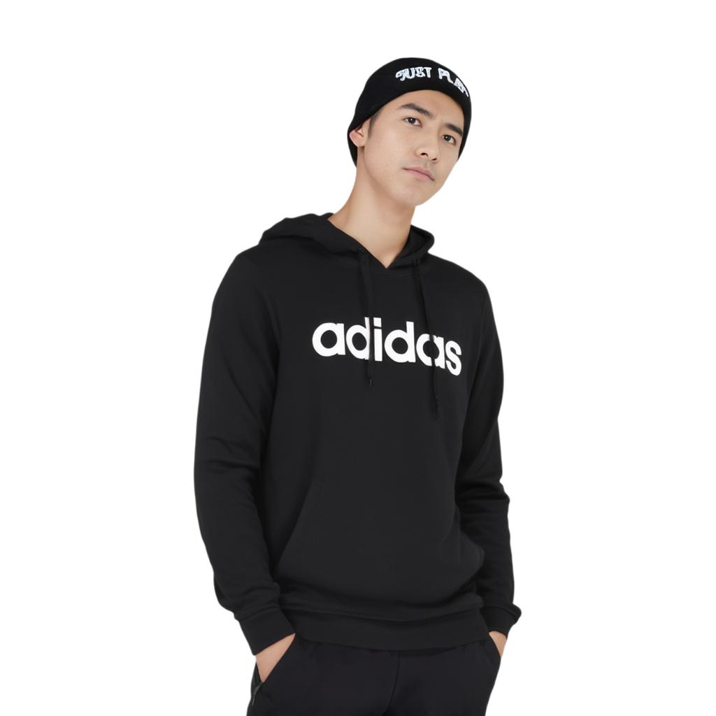 Adidas Neo Casual Fashion Hooded Pullover Long Sleeve Sweatshirt Men Sweatshirt Black CV7005