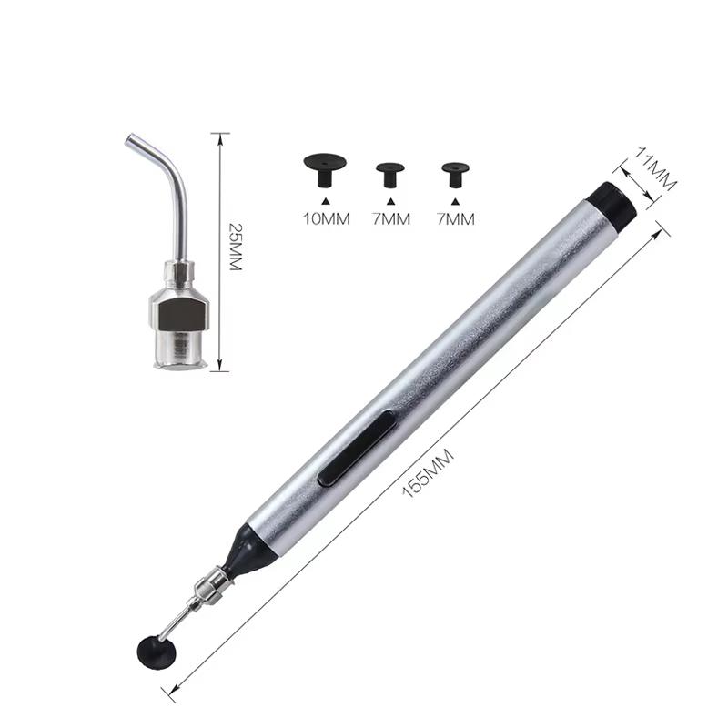 1 Pc Dental Supplies Vacuum Sucking Suction Pen Adhesive Tip Applicator For Tooth Crown Porcelain Veneer Ic Smd Suction Tool