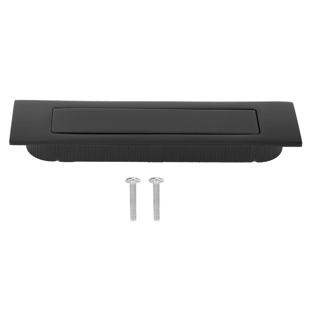 

Dustproof Furniture Handle Spring Concealed Zinc Alloy Drawer Cabinet Nickel BrushedCelsiusBlack